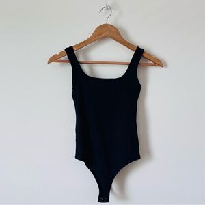 ABERCROMBIE & FITCH | Cotton Square-Neck Bodysuit